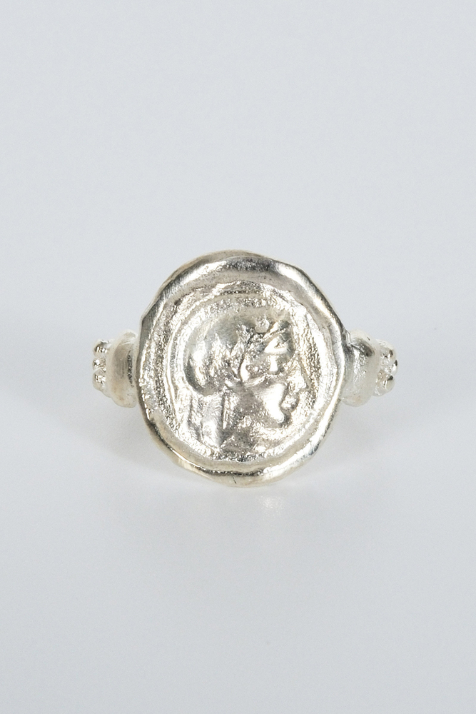 BE BLUE - SILVER MADALYON YÜZÜK