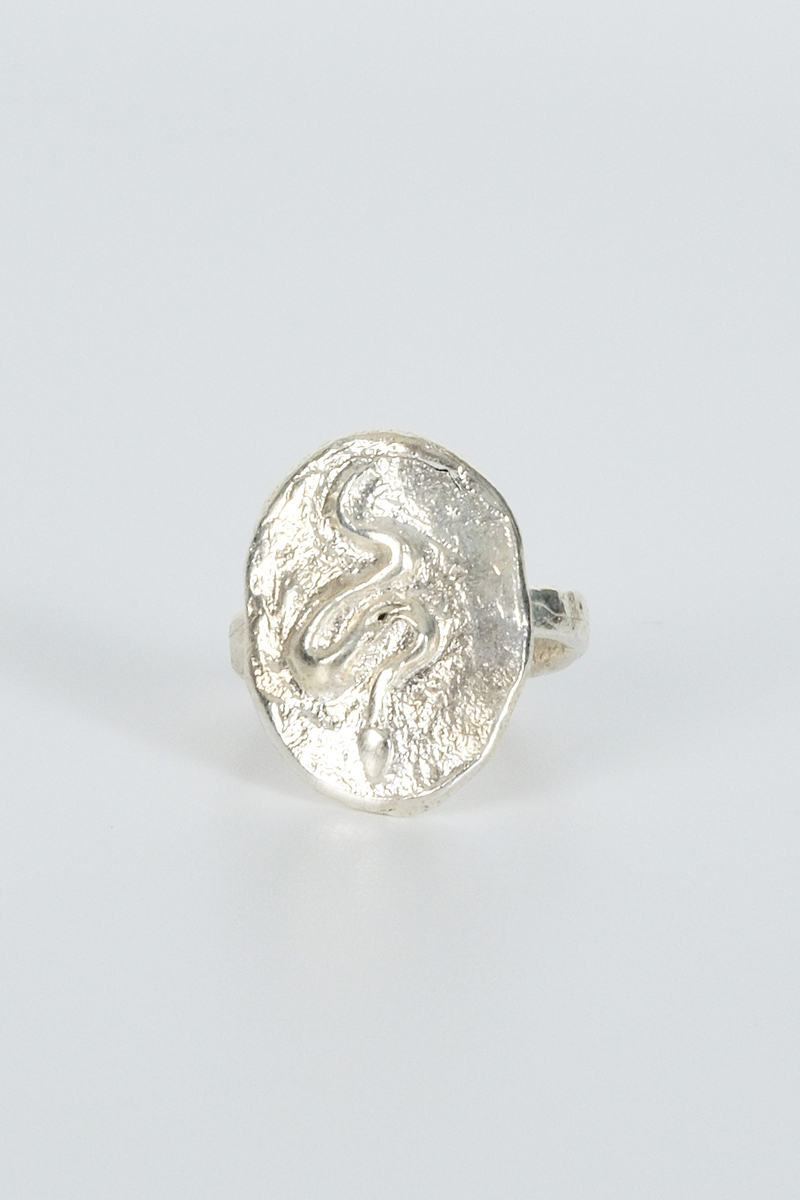 SILVER YILAN FİGÜRLÜ YÜZÜK