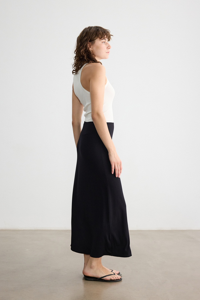 BE BLUE - SİYAH VİSKON ASTAR ETEK