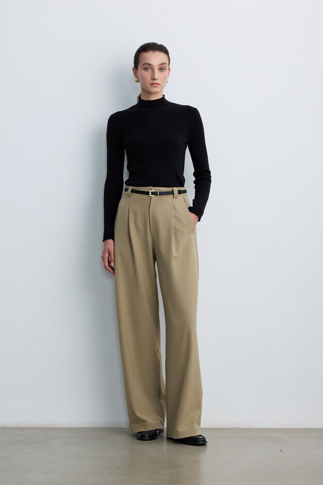 BE BLUE - SİYAH BALIKÇI TRİKO KAZAK