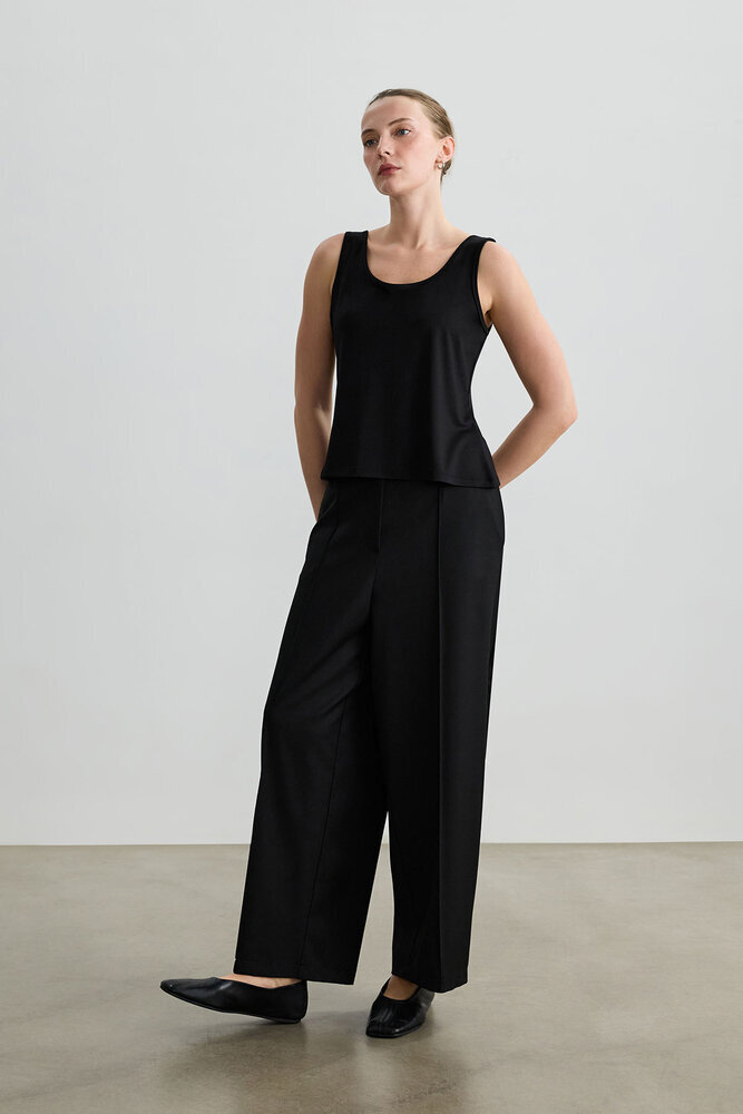 BE BLUE - SİYAH BARREL FIT PANTOLON (1)