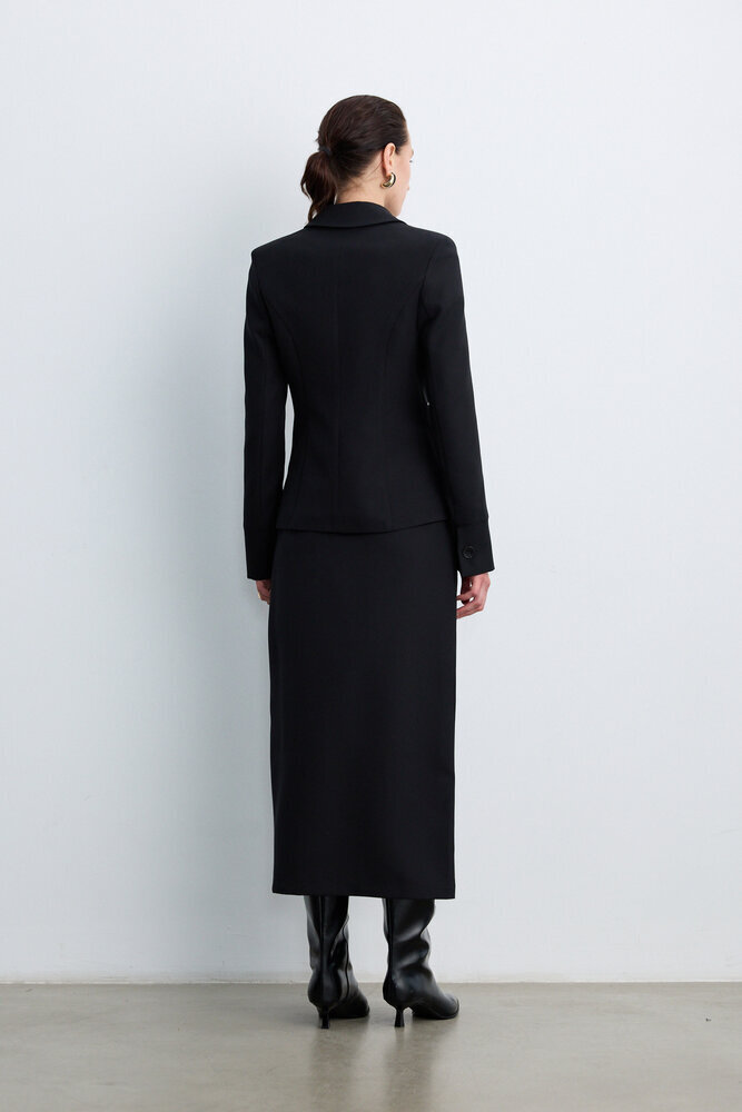 BE BLUE - SİYAH BELE OTURAN BLAZER