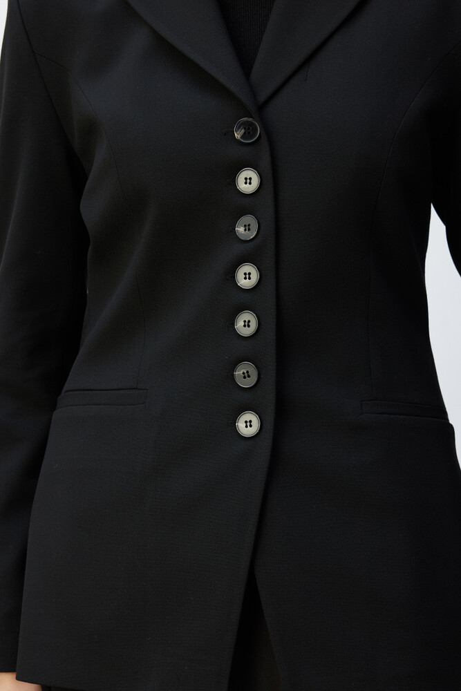 BE BLUE - SİYAH ÇOK DÜĞMELİ BLAZER