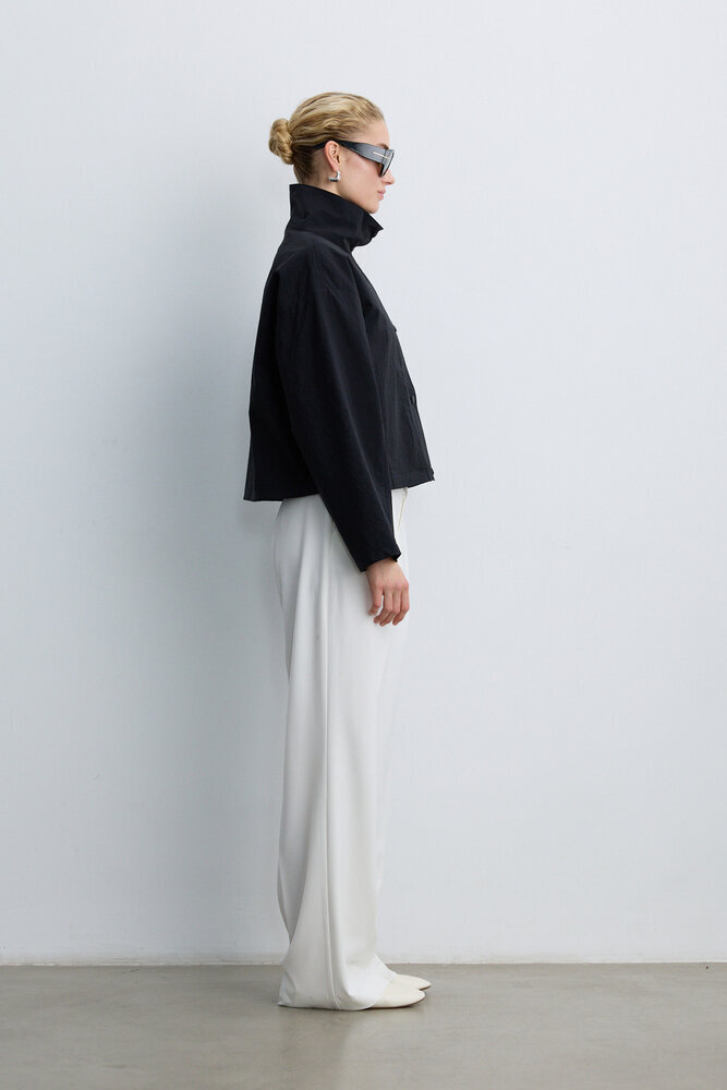 BE BLUE - SİYAH DİK YAKA CEKET