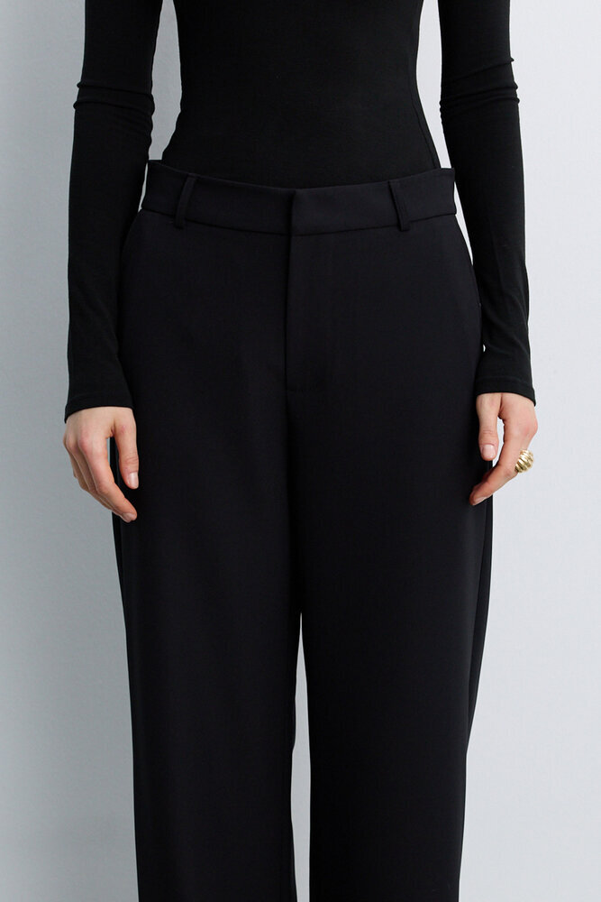 BE BLUE - SİYAH DÜZ KESİM PANTOLON