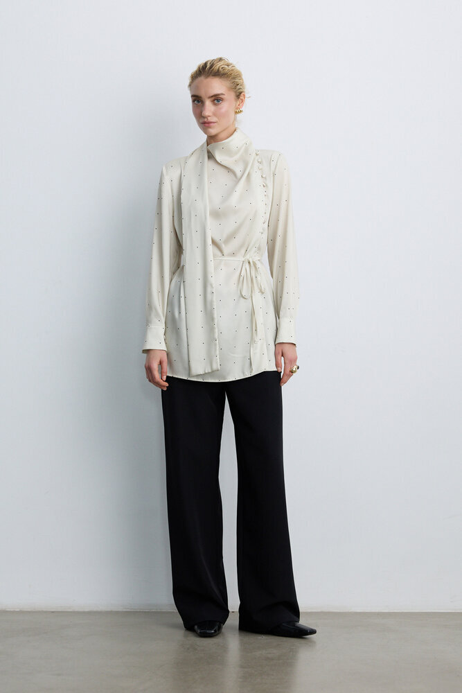 BE BLUE - SİYAH DÜZ KESİM PANTOLON