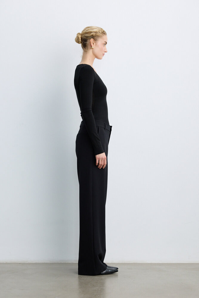 BE BLUE - SİYAH DÜZ KESİM PANTOLON