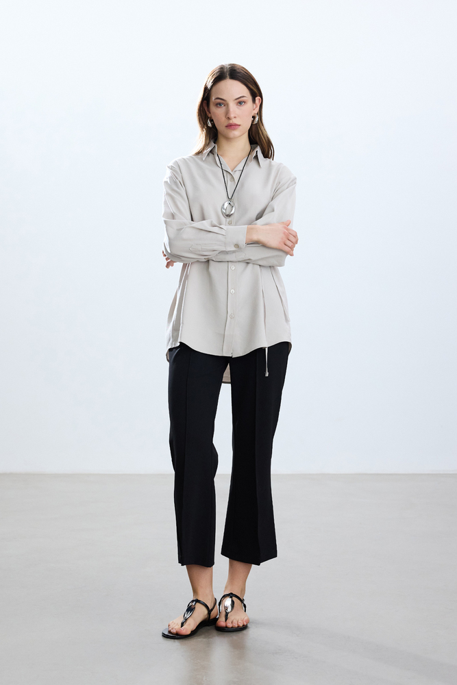 BE BLUE - SİYAH FLARE PANTOLON