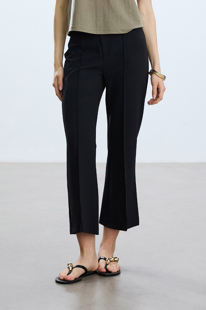 BE BLUE - SİYAH FLARE PANTOLON