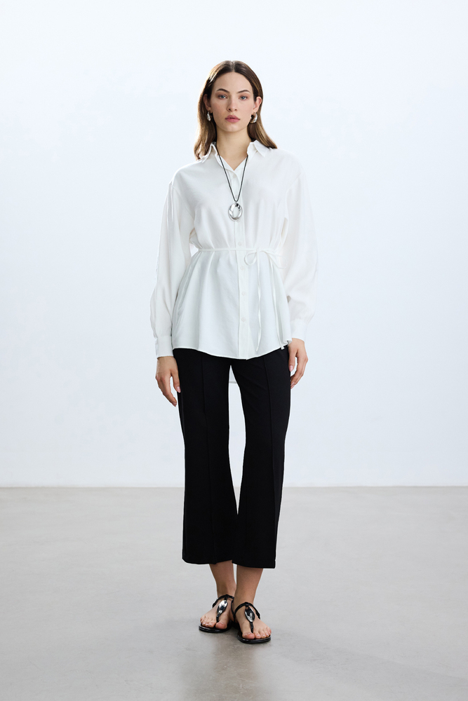 BE BLUE - SİYAH FLARE PANTOLON