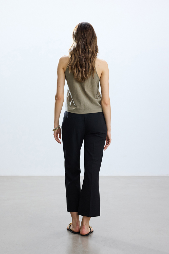 BE BLUE - SİYAH FLARE PANTOLON