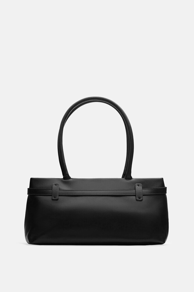 BE BLUE - SİYAH GOLD TOKA DETAYLI OMUZ ÇANTASI