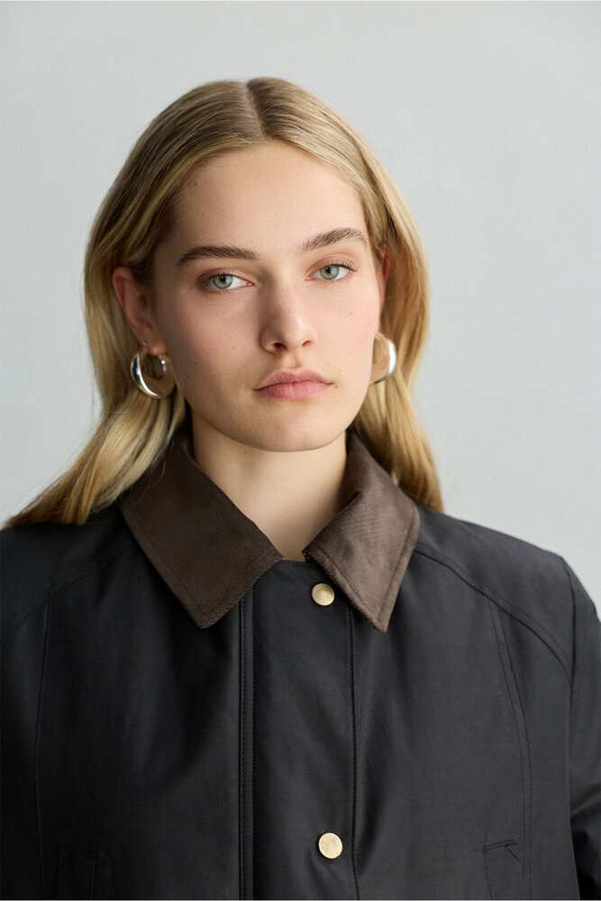 BE BLUE - SİYAH KADİFE YAKALI CEKET