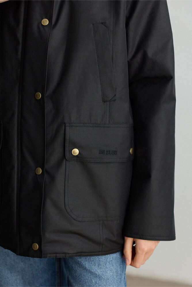 BE BLUE - SİYAH KADİFE YAKALI CEKET