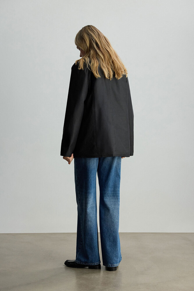 BE BLUE - SİYAH KADİFE YAKALI CEKET