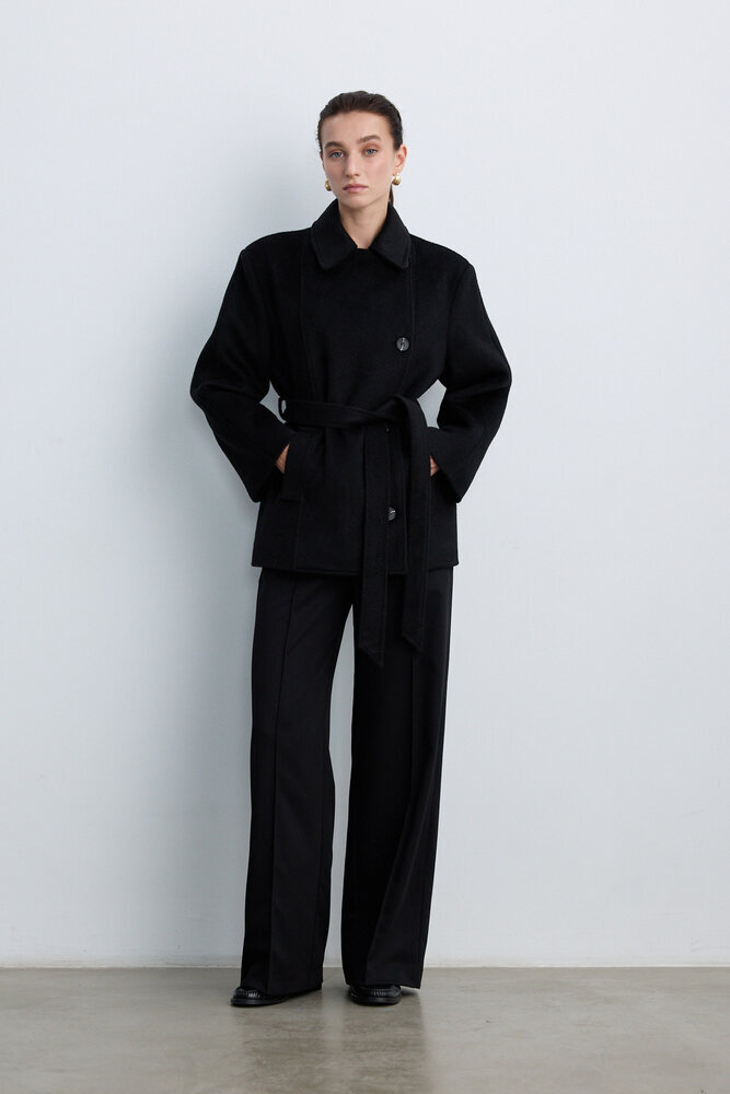 BE BLUE - SİYAH ORTA BOY KAŞE KABAN