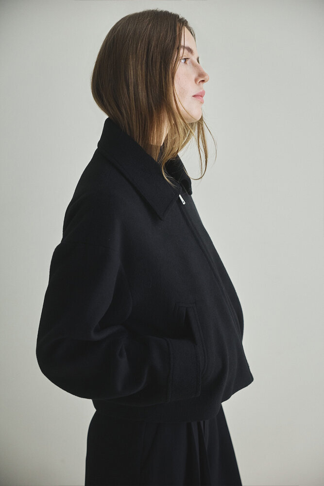 BE BLUE - SİYAH KISA KAŞE KABAN