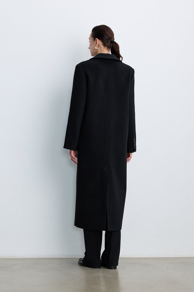 BE BLUE - SİYAH UZUN TIMELESS KABAN
