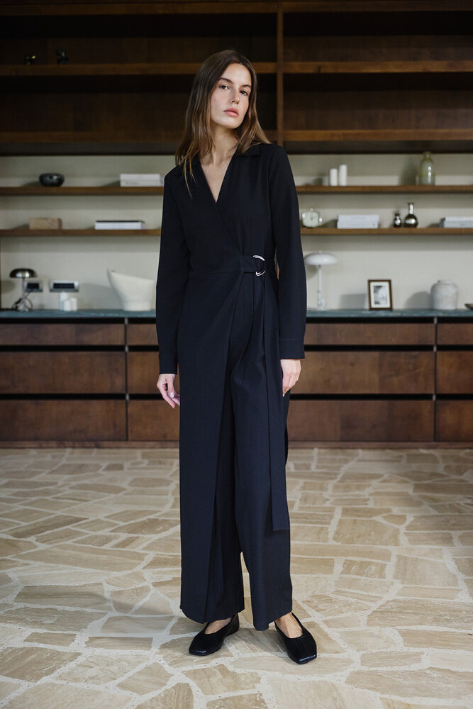 BE BLUE - SİYAH KRUVAZE TULUM