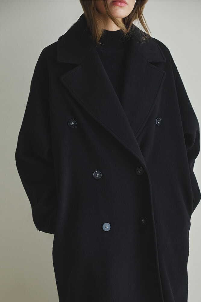 BE BLUE - SİYAH KRUVAZE UZUN KABAN