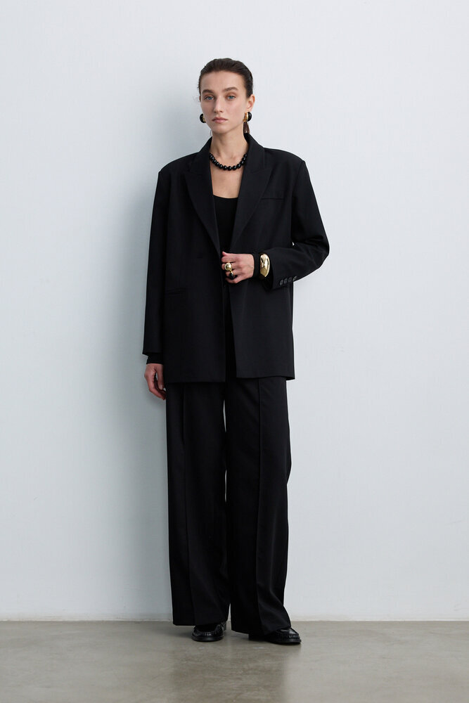 BE BLUE - SİYAH KUŞAKLI BLAZER