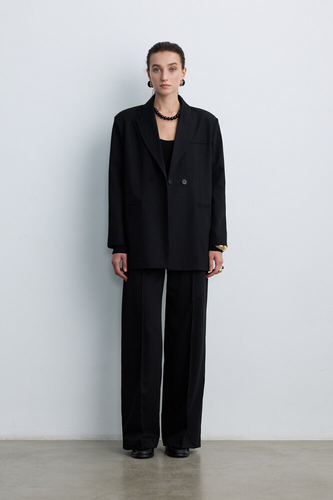 BE BLUE - SİYAH KUŞAKLI BLAZER