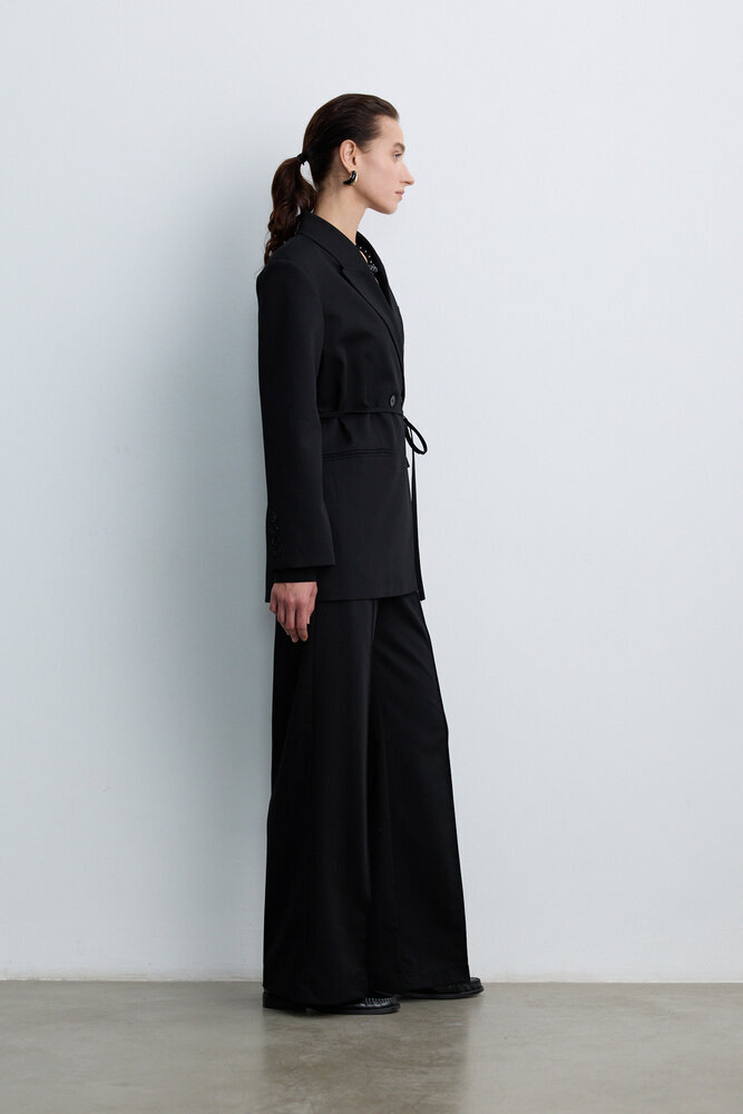 BE BLUE - SİYAH KUŞAKLI BLAZER