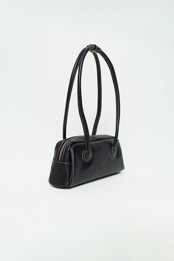 BE BLUE - SİYAH SOFT BAGET ÇANTA (1)