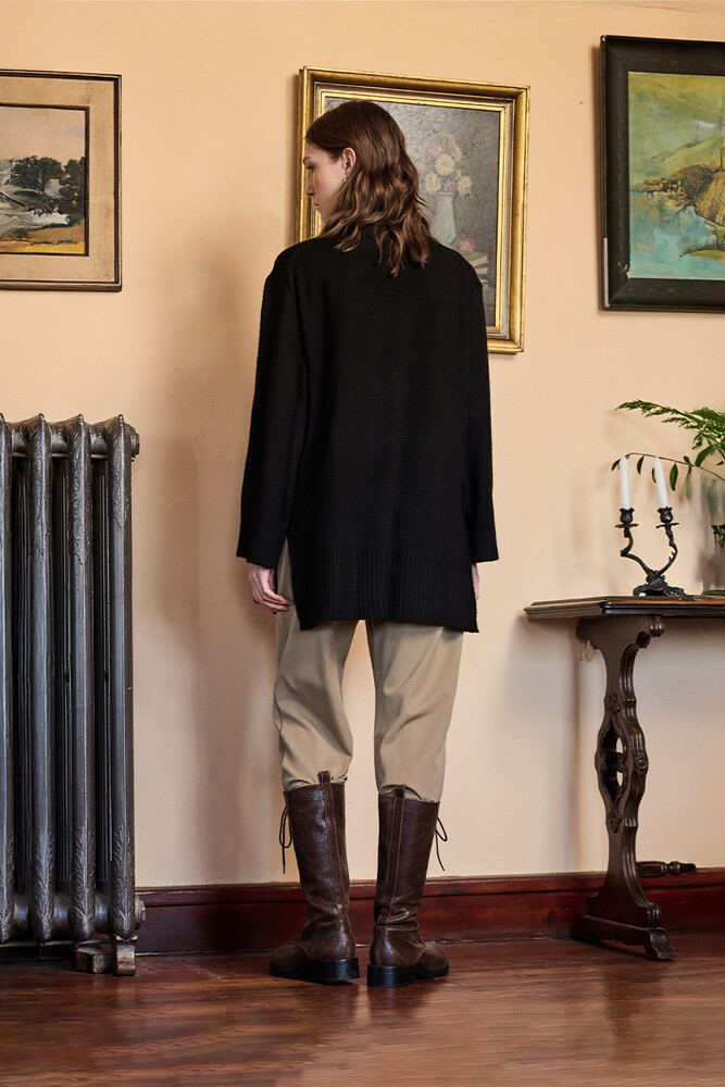 BE BLUE - SİYAH SOFT KAZAK