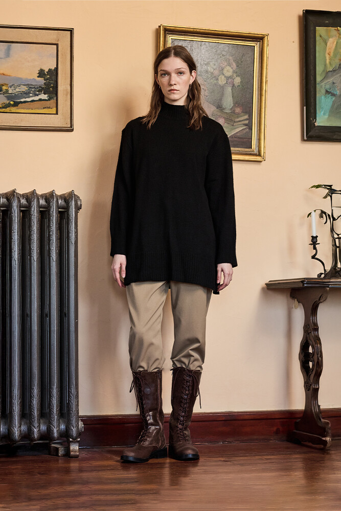 BE BLUE - SİYAH SOFT KAZAK