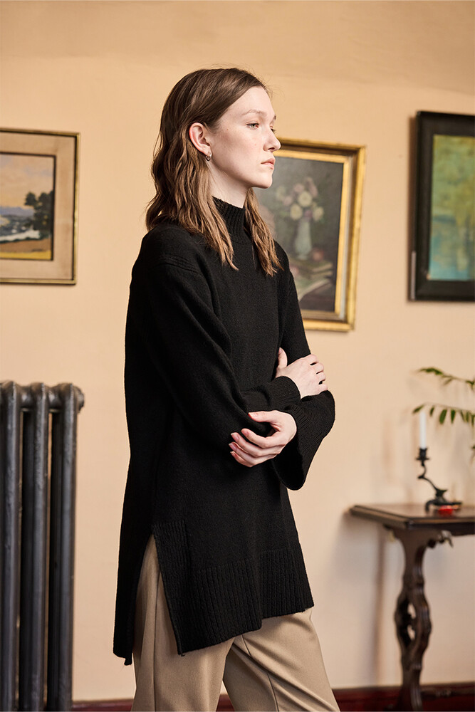 BE BLUE - SİYAH SOFT KAZAK