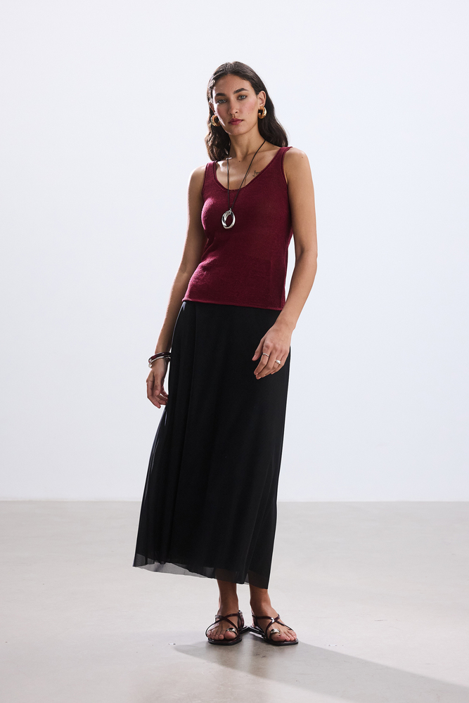 BE BLUE - SİYAH TÜL ETEK