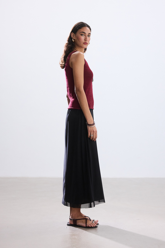 BE BLUE - SİYAH TÜL ETEK