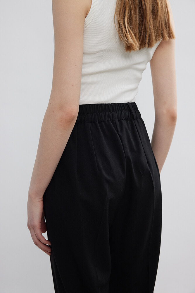 BE BLUE - SİYAH ÜTÜ İZLİ PANTOLON