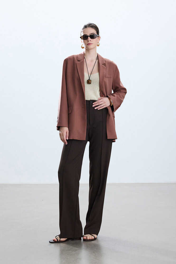 BE BLUE - SOĞAN KABUĞU YIRTMAÇLI BLAZER