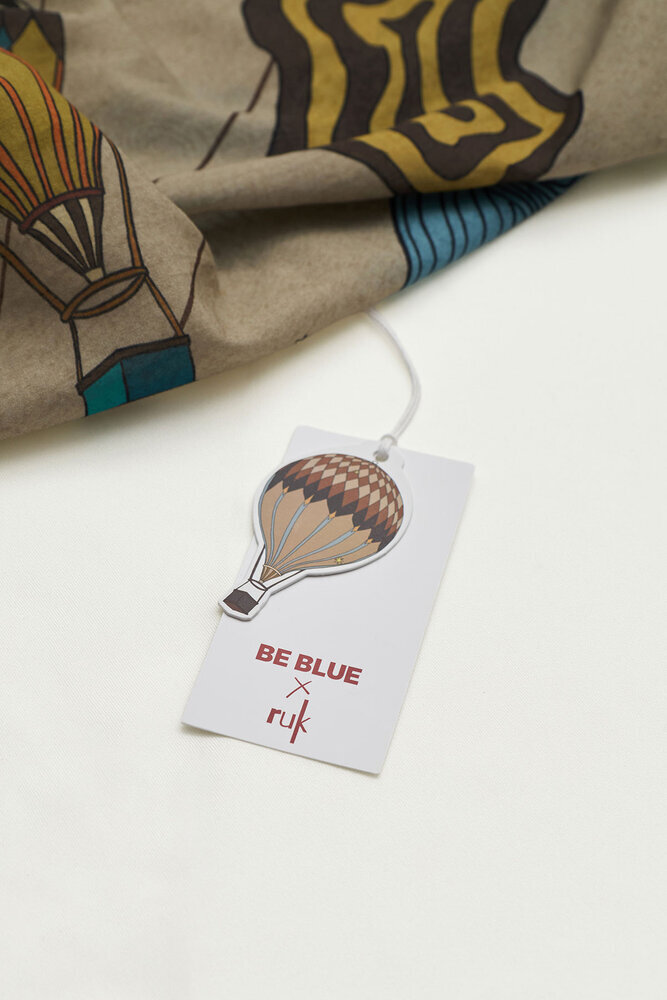 BE BLUE - SORA TAŞ DESENLİ ŞAL