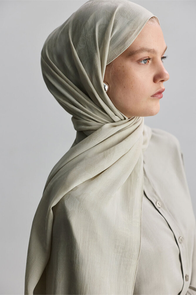 BE BLUE - TAŞ ROSE MAT JAKARLI ŞAL