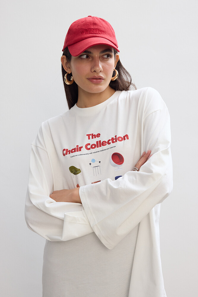 THE CHAIR COLLECTION UZUN KOLLU T-SHIRT