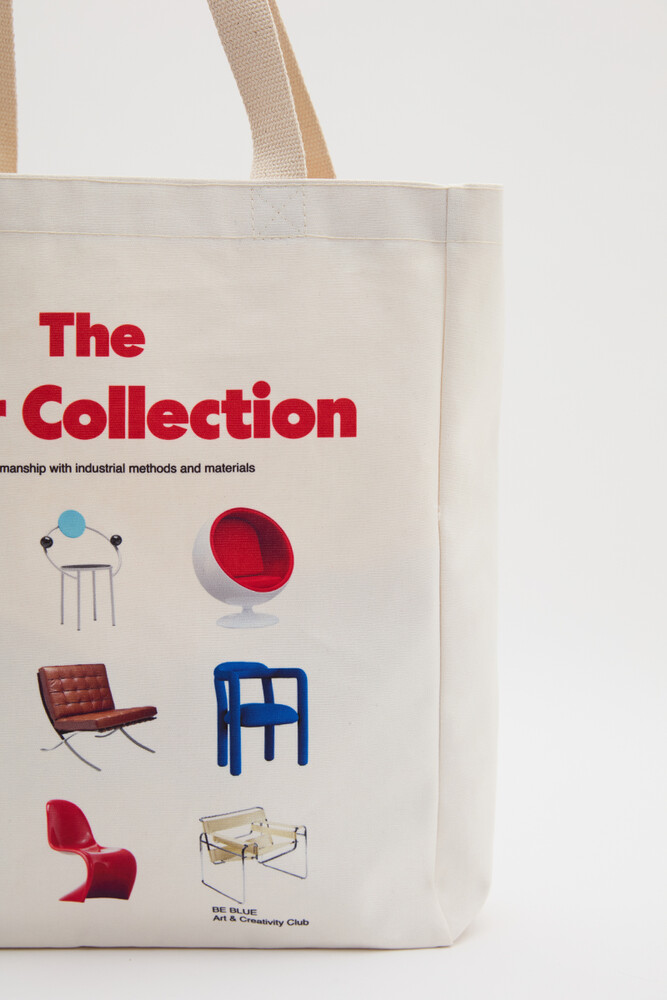 BE BLUE - THE CHAIR KANVAS ÇANTA