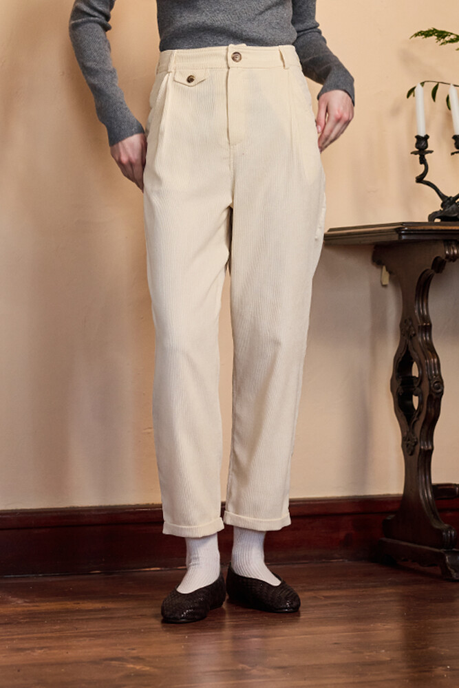 BE BLUE - VANİLYA KADİFE BİNİCİ PANTOLON