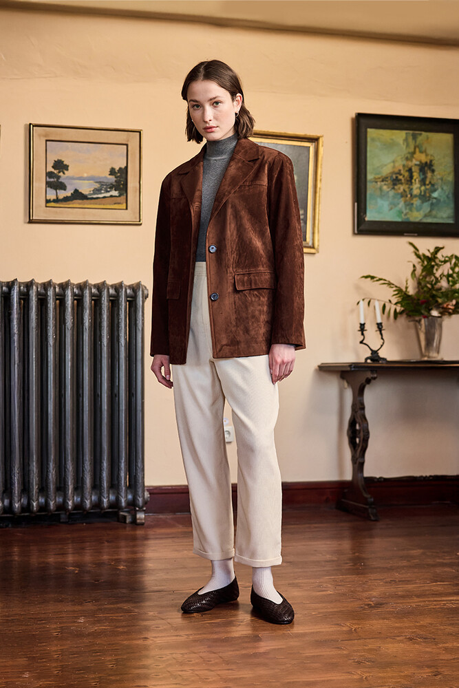 BE BLUE - VANİLYA KADİFE BİNİCİ PANTOLON