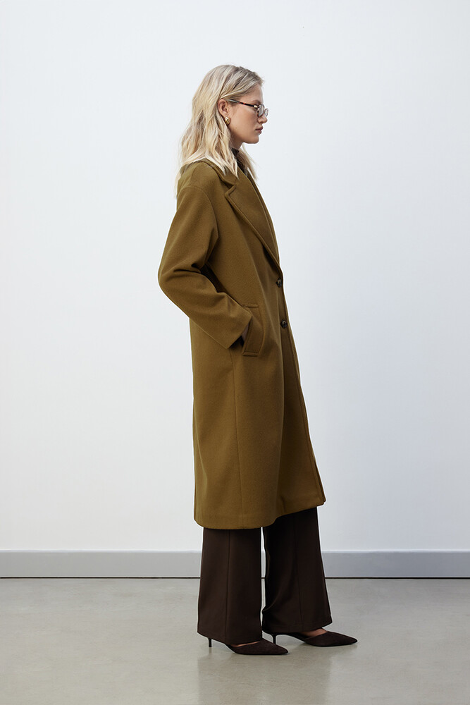 YAĞ YEŞİLİ SOFT KAŞE KABAN - Thumbnail