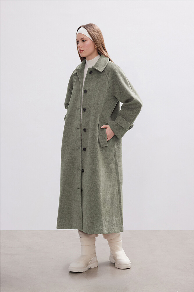 BE BLUE - YEŞİL MİNİMAL KABAN