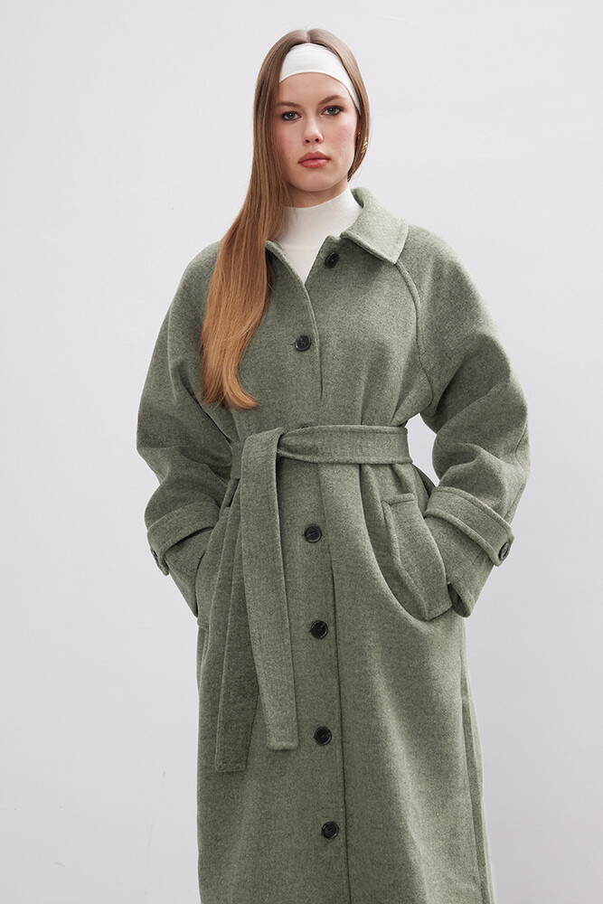 BE BLUE - YEŞİL MİNİMAL KABAN