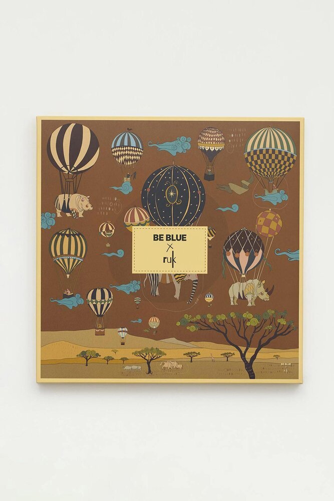 BE BLUE - ZEPHYR CEVİZ DESENLİ EŞARP